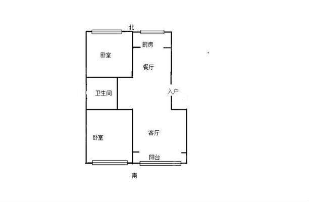 宝鼎花园一期2室2厅1卫93㎡