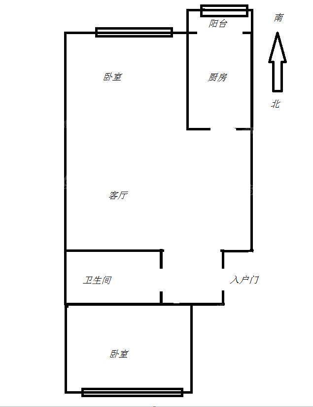 新泰家园2室1厅1卫65㎡