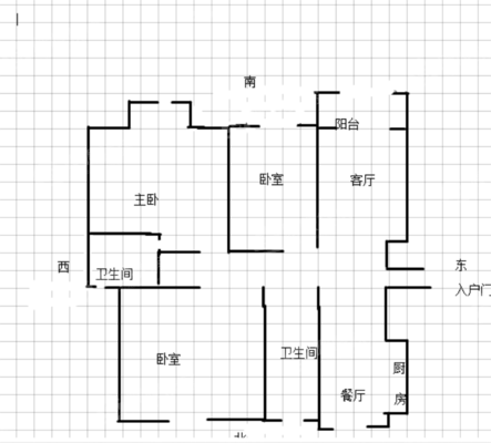 福溪帝苑一期3室2厅2卫138㎡