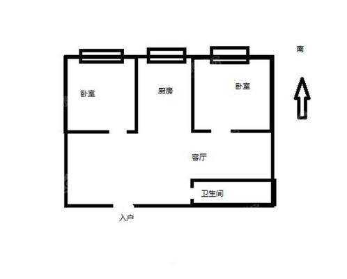 万华小区B区3室2厅1卫69㎡