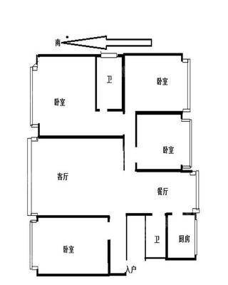 露露花园4室2厅2卫179㎡