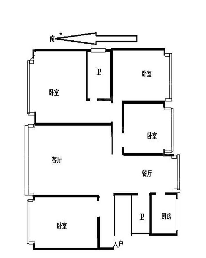 露露花园4室2厅2卫179㎡