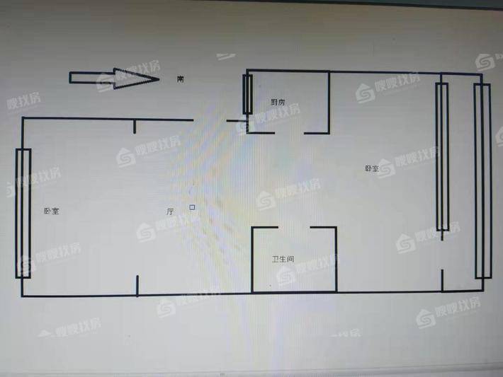 老居宅小区2室1厅1卫57㎡