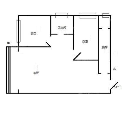 锦绣城（三区）2室2厅1卫92㎡