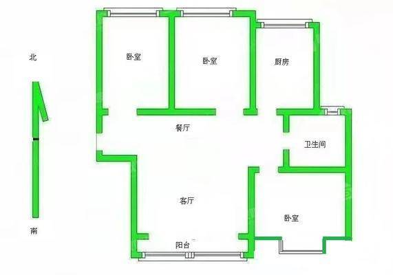 嘉禾一方一期3室2厅2卫122㎡