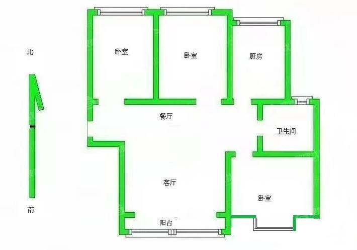 嘉禾一方一期3室2厅2卫122㎡