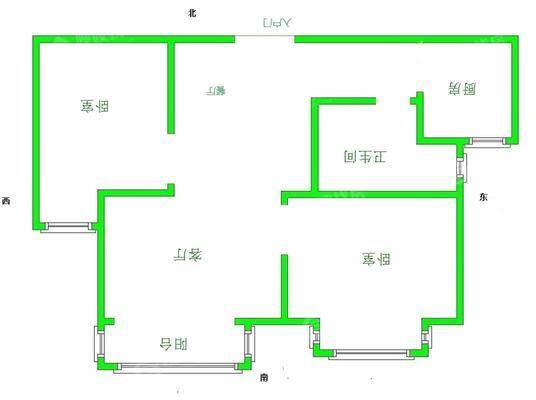 凤凰城（B区）2室2厅1卫85㎡