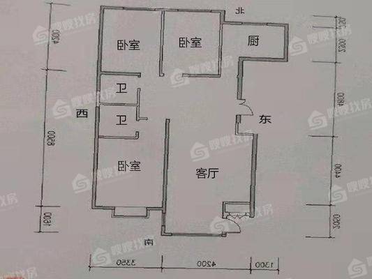 御河新城东区3室2厅2卫124㎡