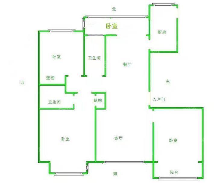 天成明月洲西区4室2厅2卫164㎡