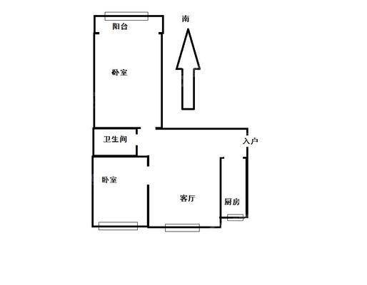 鑫顺家园一期2室2厅1卫93㎡