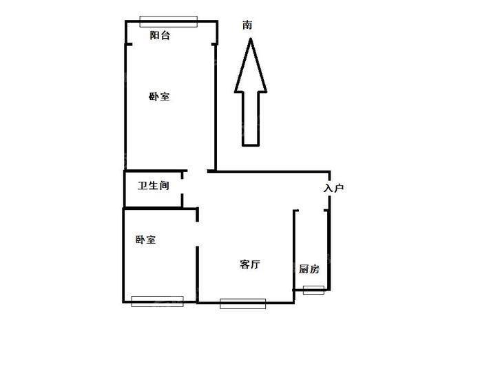 鑫顺家园一期2室2厅1卫93㎡