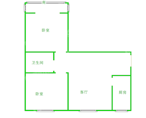 百合世嘉2室2厅1卫103㎡