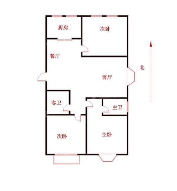 御龙湾A43室2厅2卫124㎡