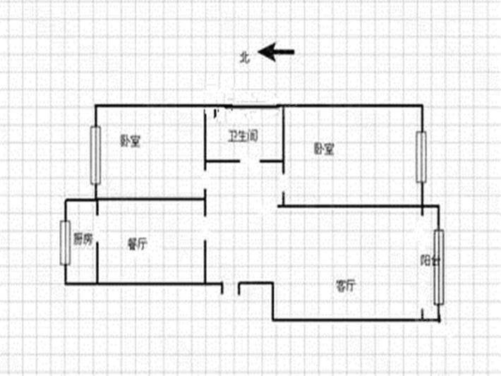 紫塞桃园2室2厅1卫94㎡