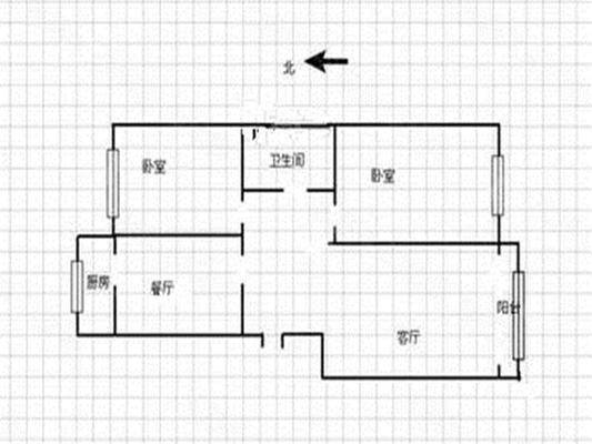 紫塞桃园2室2厅1卫94㎡