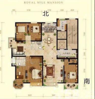 皇家壹里（C区）4室3厅3卫238㎡