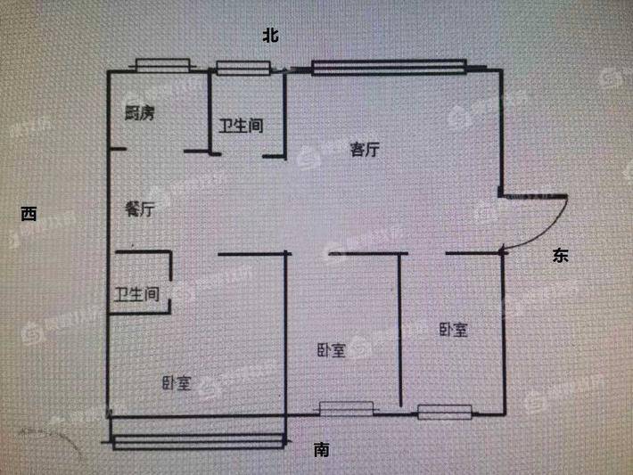 金鼎领域3室2厅2卫135㎡