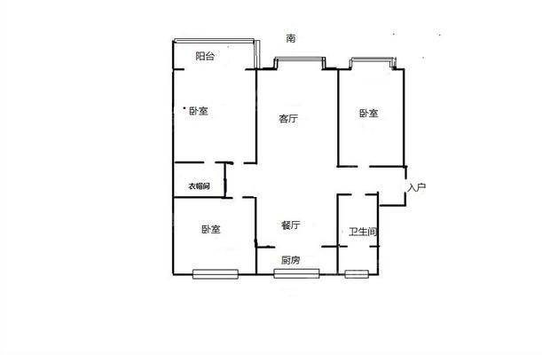 锦绣城（六区）3室2厅2卫125㎡