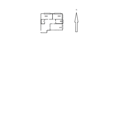 竹林寺小区3室2厅1卫78㎡