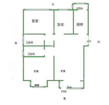 天成明月洲3室2厅2卫119㎡