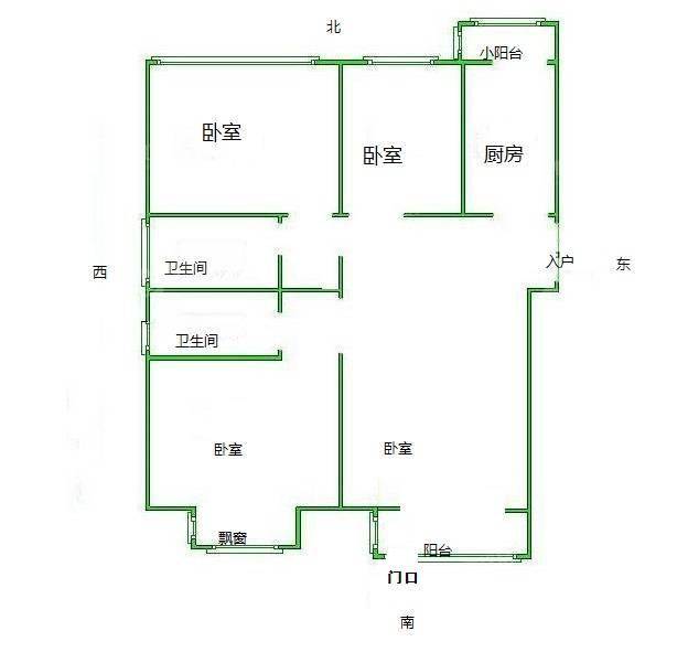 天成明月洲3室2厅2卫119㎡