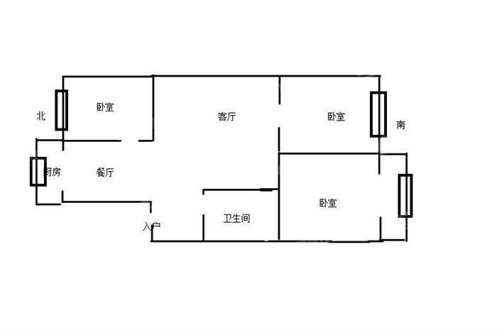 御祥园二组团3室2厅1卫90㎡