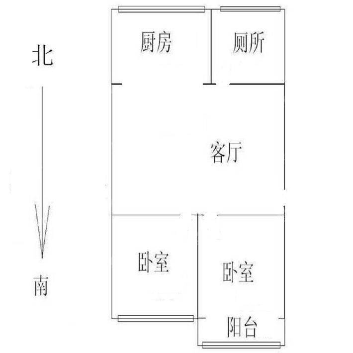 馨泰花园西区2室1厅1卫74㎡