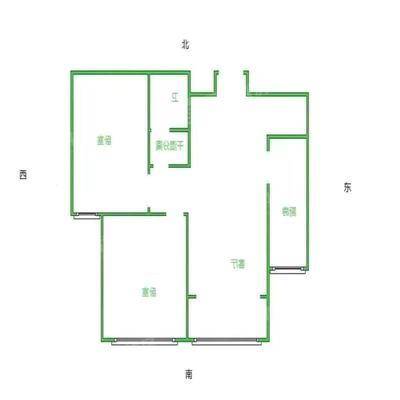 天成明月洲2室2厅1卫88㎡