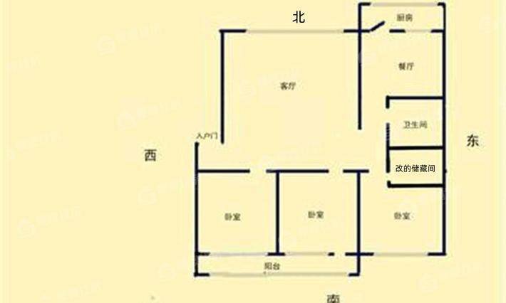 幞园新村3室2厅2卫120㎡