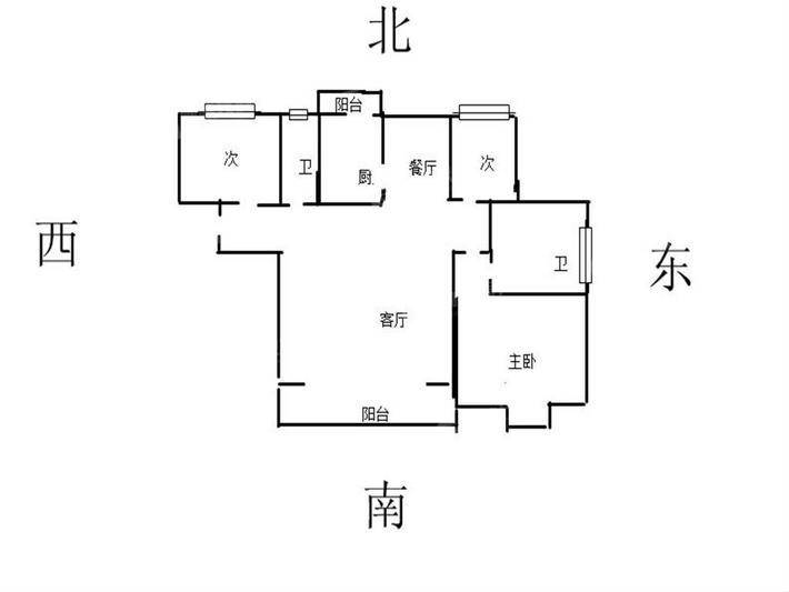 贻成御景国际3室2厅2卫139㎡