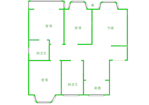 晨曦花园3室2厅2卫141㎡