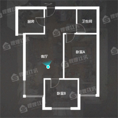 新源燕府2室1厅1卫75㎡