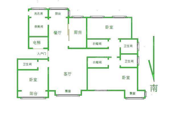 天成明月洲4室2厅3卫240㎡