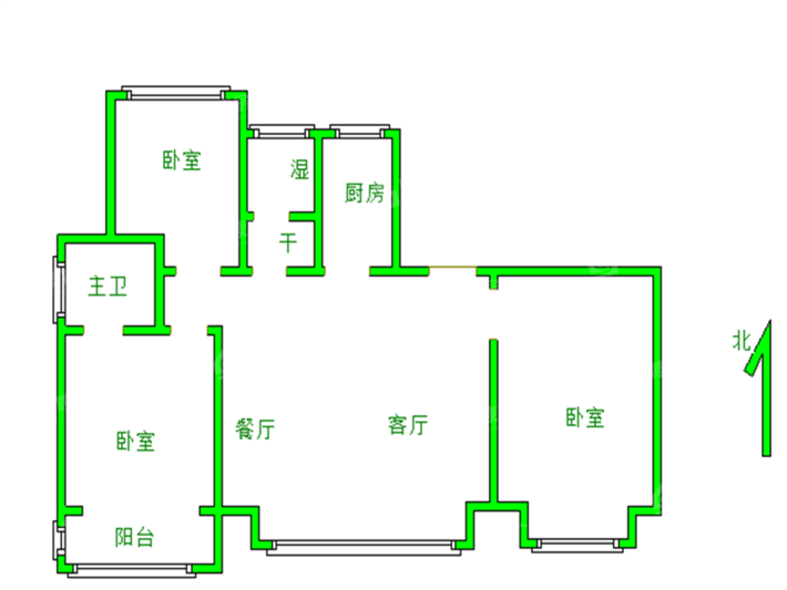 天成岭秀岭贤府3室2厅2卫127㎡