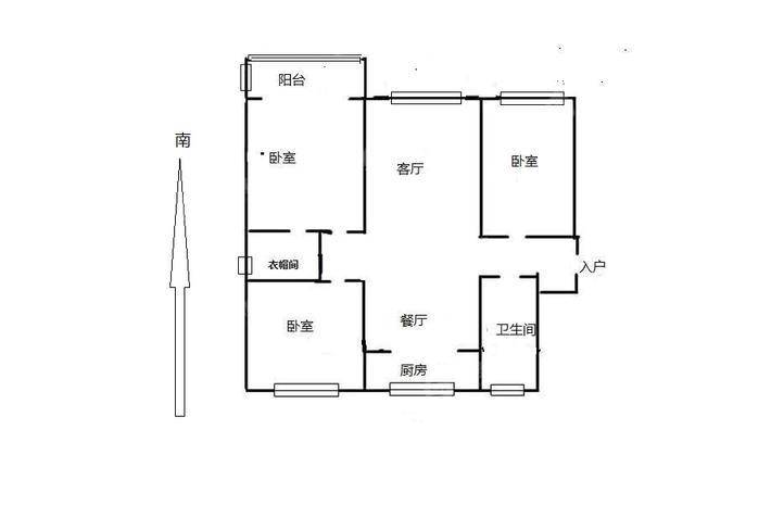 锦绣城（三区）3室2厅2卫114㎡