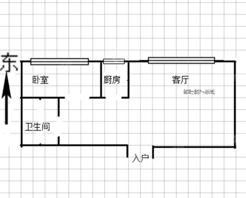 万华小区D区2室1厅1卫53㎡