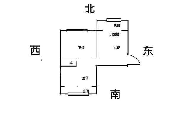 橡胶厂小区（道东）2室1厅1卫80㎡