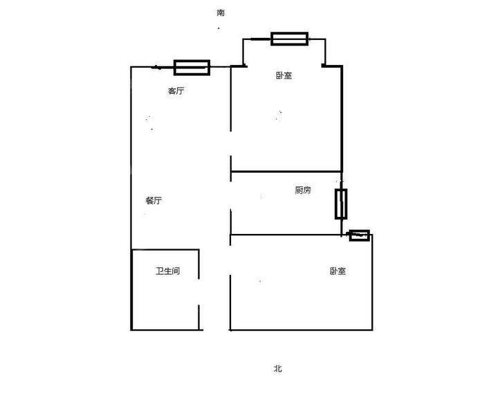 万和城国际广场D区32室1厅1卫91㎡