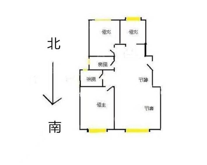 荣盛阿尔卡迪亚文承苑3室2厅1卫91㎡