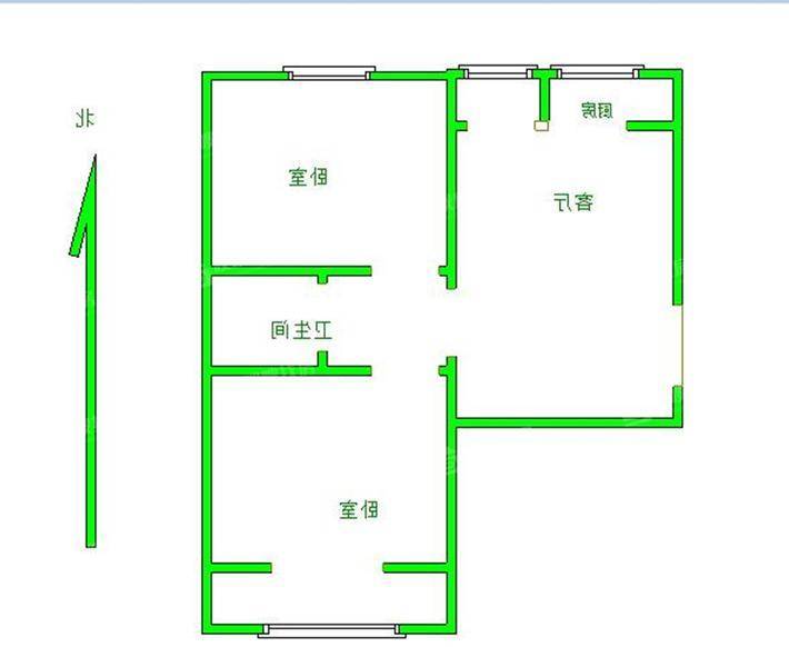 逸城浅水湾2室2厅1卫82㎡