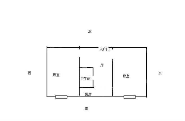 农林小区（欣怡小区2室1厅1卫54㎡