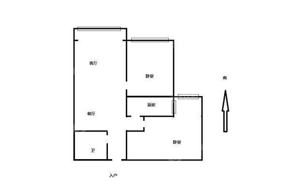 福地华园二期商品房A2室2厅1卫104㎡