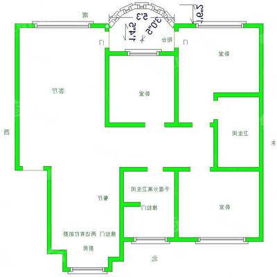 万泰家园3室2厅2卫140㎡