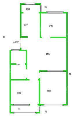 东环小区3室2厅1卫84㎡