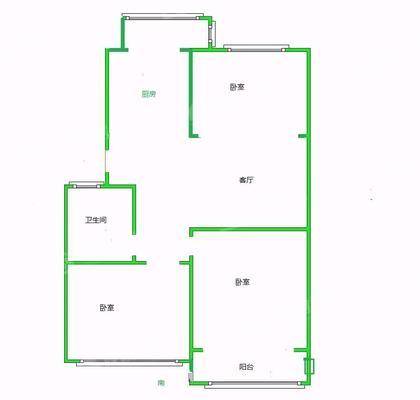 富苑小区3室2厅1卫95㎡