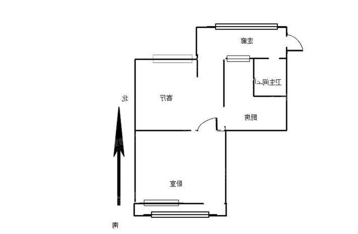 铁路新村2室1厅1卫49㎡