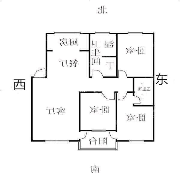 天天购物小区3室2厅2卫125㎡