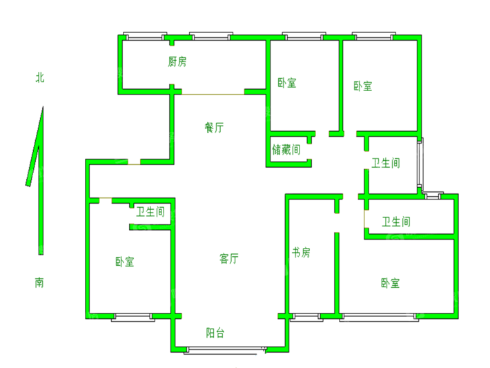 颐和庄园（三期A区）5室2厅3卫221㎡