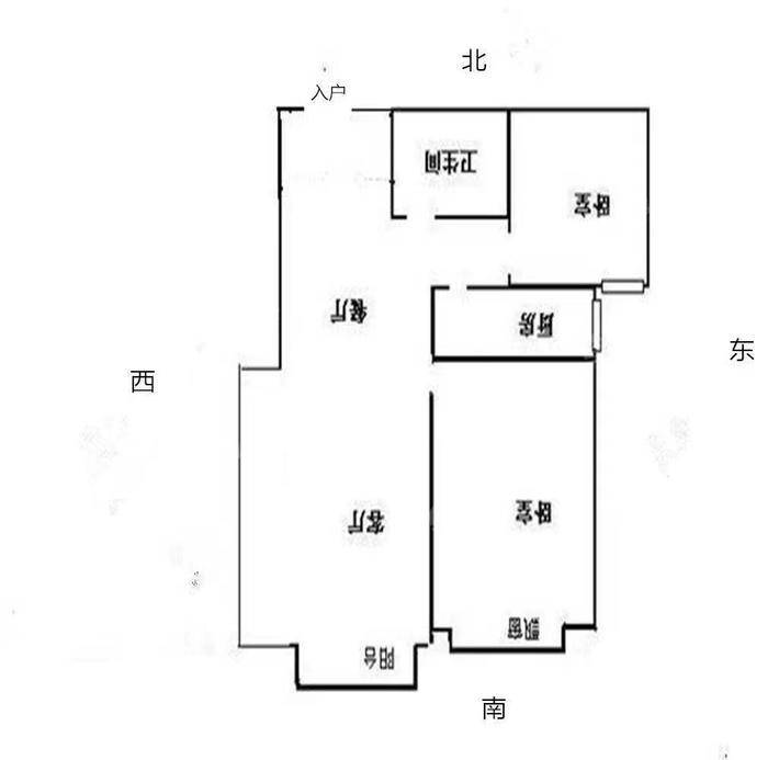 朝阳门2室2厅1卫88㎡