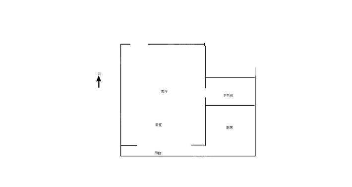 相和园1室1厅1卫67㎡